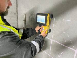 Scanning For Cables In Wall